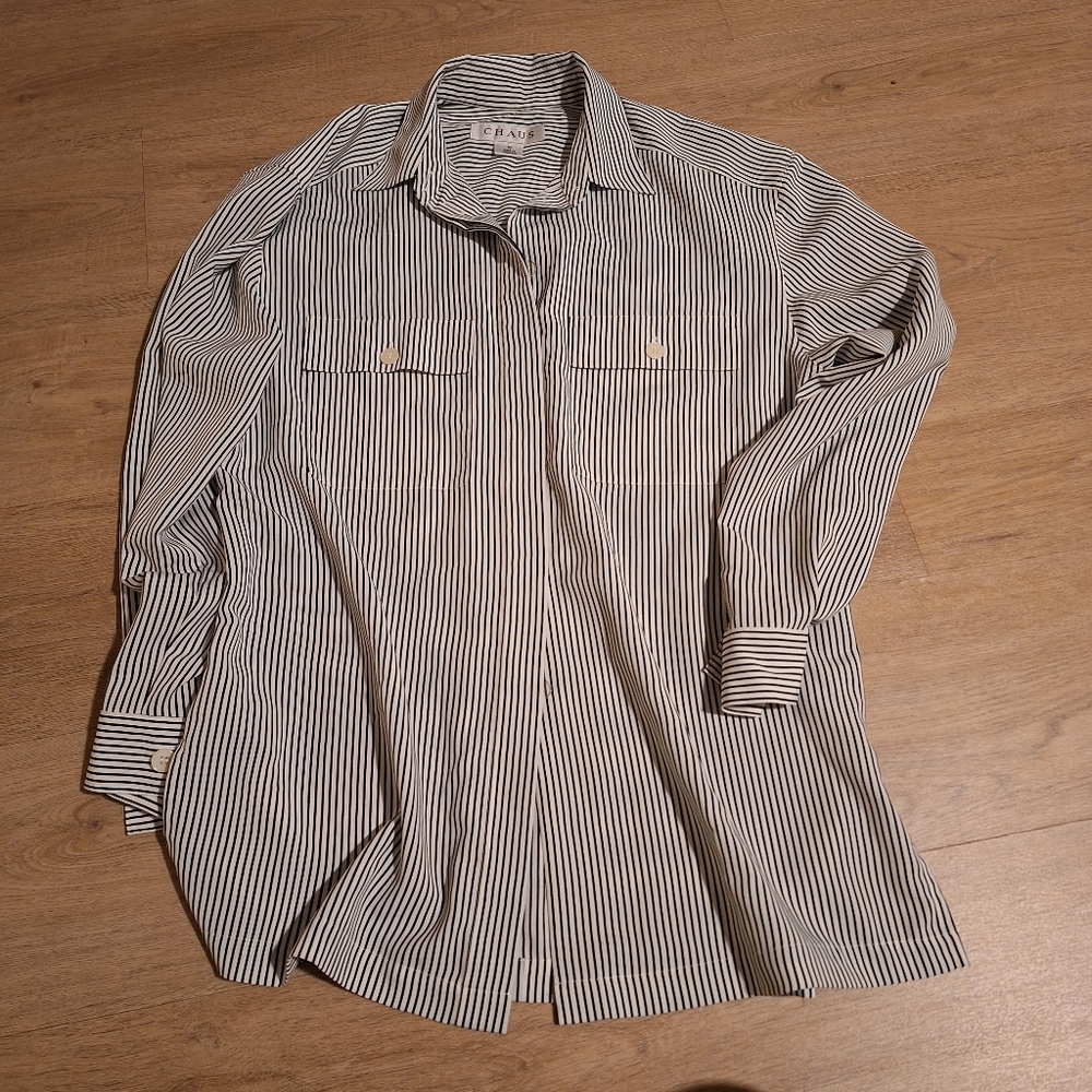 Striped Collared Shirt